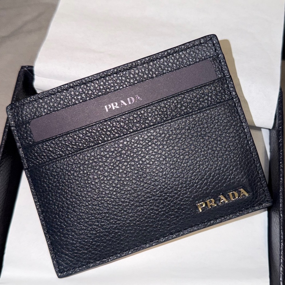 Prada Saffiano Leather Card Holder
